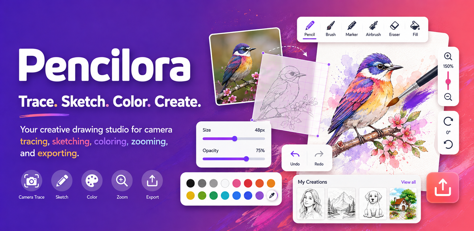 Pencilora banner