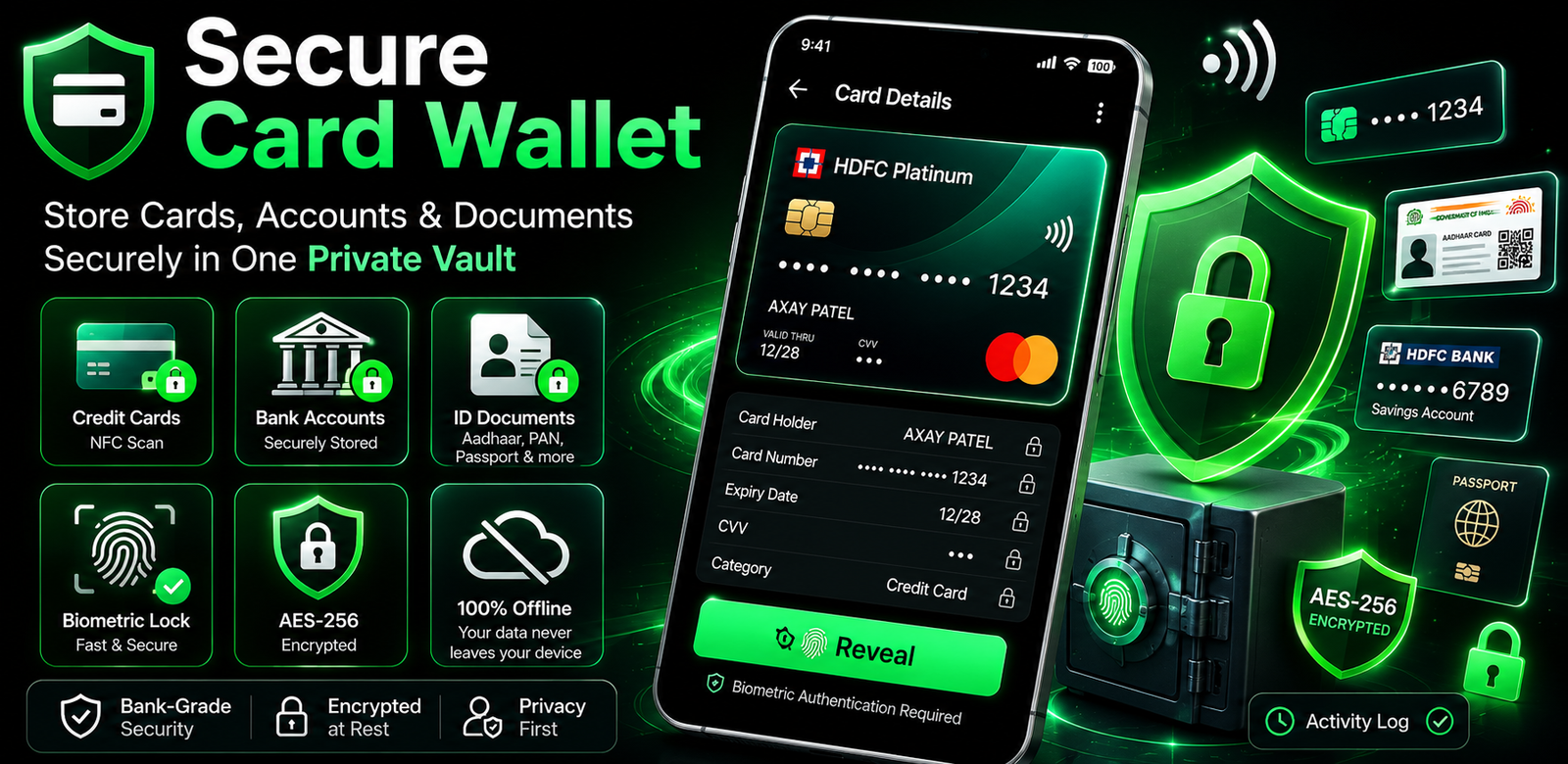 Secure Card Wallet: NFC Vault banner
